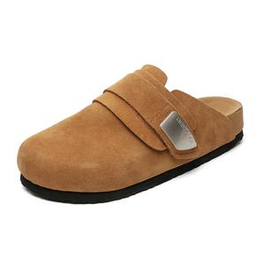 KACHILANG Закрытые тапочки унисекс каштановые, цвет Chestnut