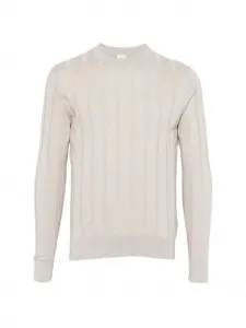 Свитер с круглым вырезом Eleventy, бежевый