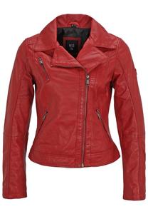 Кожаная куртка MIT REVERSKRAGEN H.I.S, красный