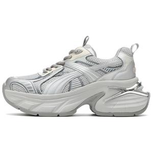 DAPHNE Серебряные женские кроссовки Low top Chunky, цвет Silver