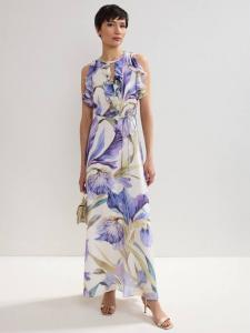 Платье Rachel с цветочным принтом и рюшами Phase Eight, Multi