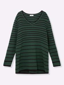 SHEEGO Свитер в темно-зеленом цвете