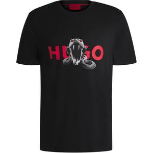 Футболка Hugo Logo Print HUGO BOSS, черная