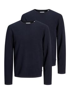 Свитер Джорджа в темно-синем пиджаке Jack & Jones