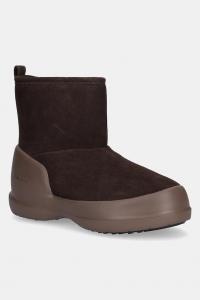Замшевые зимние ботинки MB MEZZALUNA MID BOOT Moon Boot, коричневый