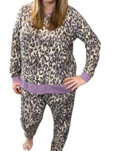 Леопардовый комплект для гостиной в фиолетовом цвете honeyme