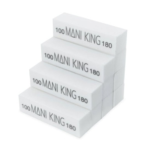 Полировщик для ногтей Mani King 100/180, ManiKing