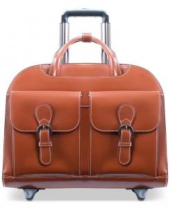 Портфель на колесиках Davis Mcklein, красный