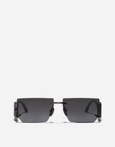 Солнцезащитные очки DG Crystal DOLCE & GABBANA, черный