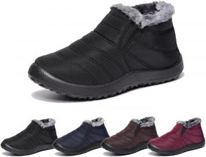 Женские теплые сапоги с овчиной, женские премиальные легкие и теплые удобные зимние сапоги DENERASS, Black