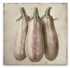 Картина на холсте A.S. Création Aubergine Light цвет cremebeigeviolettgrün