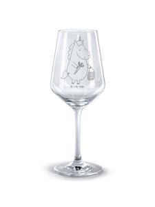 Бокал для красного вина, единорог веганский, без слов, прозрачный Mr. & Mrs. Panda