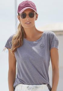 Футболка Elbsand Basic T-shirt, Blau Meliert/Mottled Blue