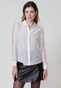 Блуза Koroshi Button-down blouse, Blanco White/White