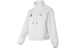 CNY Год Дракона Серия Бархатная куртка женская белая Puma