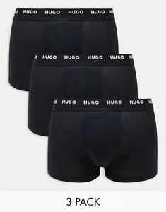 HUGO Bodywear 3 пары трусов черного цвета BOSS Bodywear