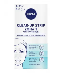 Nivea Clear-Up Strip T Zone Patches, 6 шт., для удаления черных точек