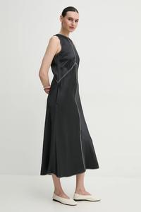 Платье с добавлением льна Aurora Day Birger Et Mikkelsen, черный