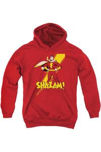 Толстовка с капюшоном DC Comics Shazam Shazam Youth Gildan, красный