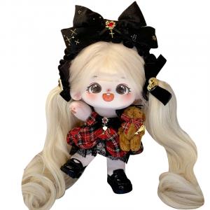 COTTON PLANET Белый золотой каштановый ликер сердце какао тарт плюшевая кукла 20см высота 22см длина