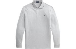 Поло мужское heather gray Polo Ralph Lauren, серый