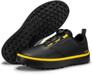 Мужские гольф-кроссовки профессиональные без шипов для тренировок Легкие Mdsneccon, черный