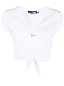 Футболка с логотипом DG DOLCE & GABBANA, белый