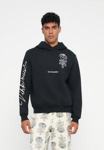 Худи Marimekko PEITE VIHKIRUUSU PLACEMENT, Black/Off White/Black