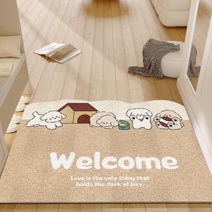 Xinglianxin Ковер 140х140 см для прихожей, петлевой ворс, грязеотталкивающий, можно обрезать, цвет Light Coffee