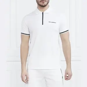 Рубашка поло стандартного кроя Karl Lagerfeld, белый