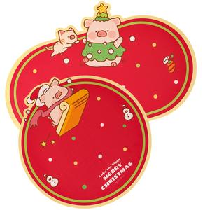 Салфетки/Скатерть KAWASIMAYA, Lulu Pig Christmas Fun Placemat Set