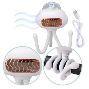 Портативный вентилятор, 3 режима, многофункциональный для настольной тележки Inna marka