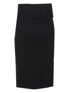 Юбка на молнии спереди Patrizia Pepe, черный