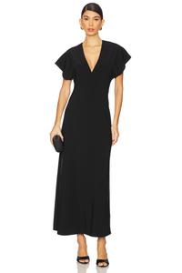 Платье миди малка Eaves, черный