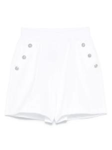 Детские хлопковые шорты Balmain Balmain Kids, белый