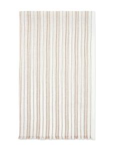 Brunello Cucinelli шарф в полоску, нейтральный