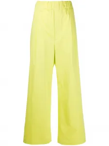 Брюки широкого кроя с эластичным поясом Jejia, желтый