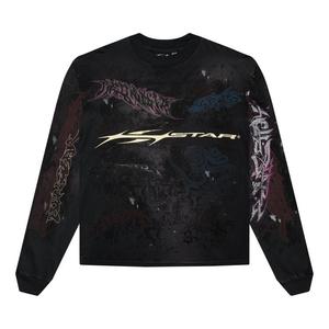 Лонгслив Hellstar Graffiti Long-Sleeve, Black