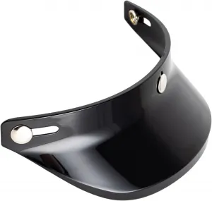 Сменный козырек для шлема, часть 3, защелкивающийся защитный козырек, универсальный для шлемов с открытым лицом 3/4, ретро-шлем, черный, black