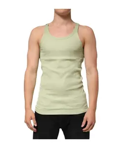 Светло-Зеленая майка без рукавов Dolce & Gabbana, зеленый