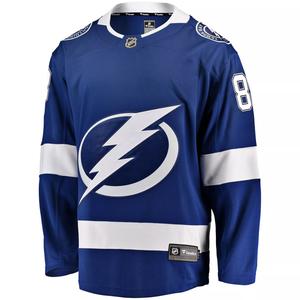 Мужская синяя футболка с логотипом Андрея Василевского Tampa Bay Lightning Home Premier Breakaway Player Fanatics