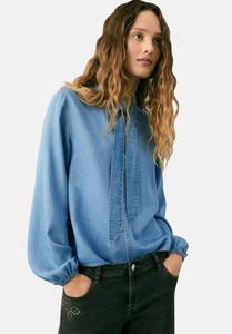 Блуза Mango Kids Blouse, Middenblauw/Blue