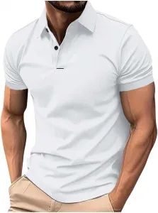 Мужская поло FZYLQY 2026 с воротником, влагоотводящая, быстросохнущая