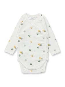 Детский боди-шарф с длинными рукавами из органического хлопка с принтом в виде деревьев, модель YGON Sense Organics