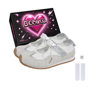 Boldi Kuki Желтые женские балетки Мэри Джейн, цвет Yellow