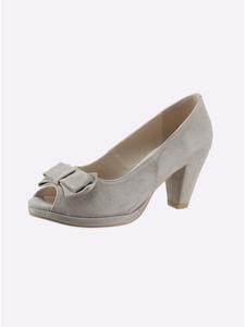 Andrea Conti Туфли Peeptoe in sand