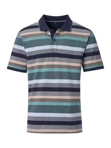 Синяя рубашка-поло CASAMODA