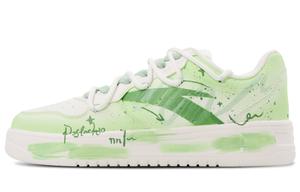 Расслабленные нескользящие, устойчивые к истиранию, дышащие низкие кроссовки skateboard men's ANTA, зеленый