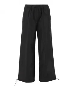 Нейлоновые спортивные штаны с широкими штанинами, темно-синие. Aspesi, черный