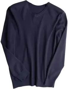 Мужской вязаный пуловер с V-образным вырезом и длинным рукавом